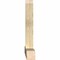 Ekena Millwork Portland Rough Sawn Timber Gable Bracket, Douglas Fir, 96"W x 44"H x 6"D x 6"F, 11/12 Pitch GBW096X44X0606POR00RDF - alternate 3